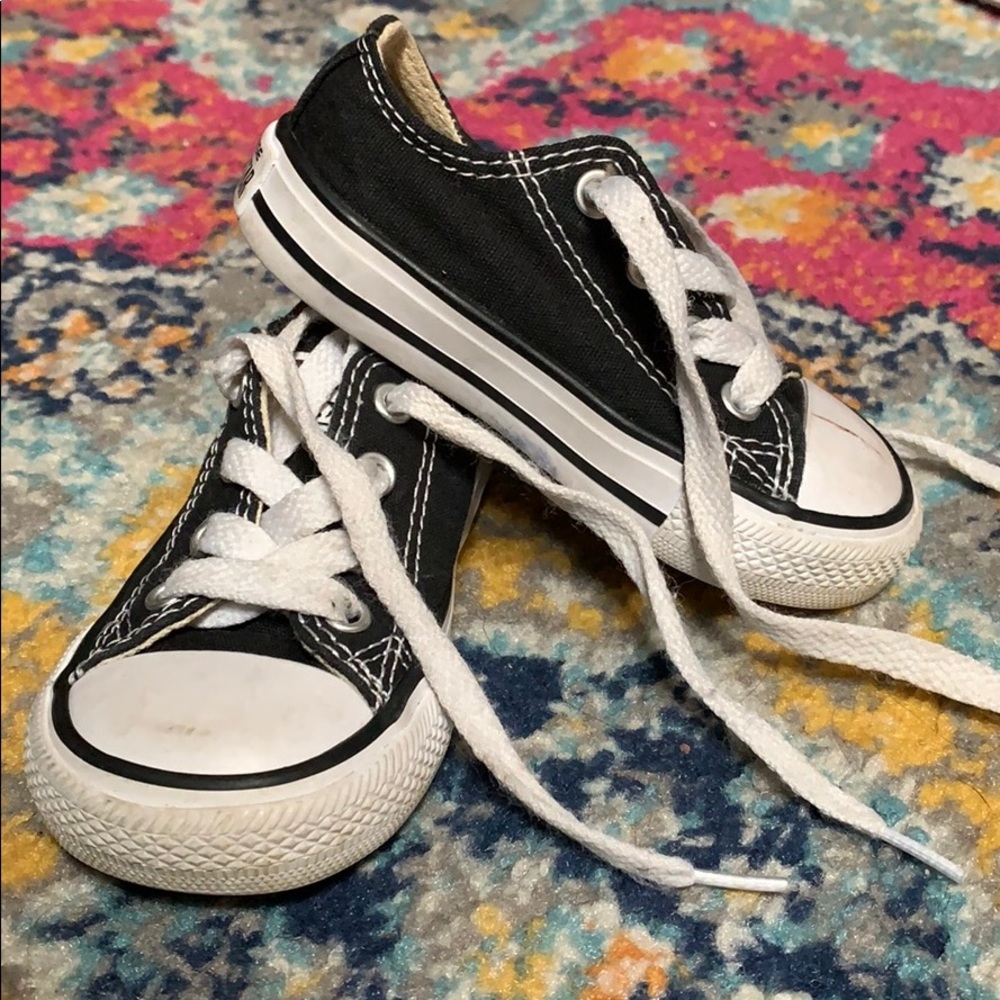 Black Low Top Converse